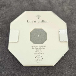 Brilijant u blisteru 0.015ct