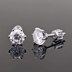 Minđuše 2.44ct Si2-G od belog zlata 5130-4000