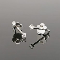 Minđuše belo zlato sa brilijantima 0,12ct si1-ef 241-130