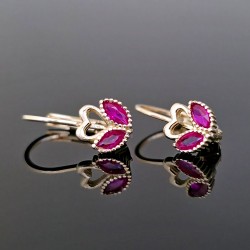 Minđuše od žutog zlata sa cirkonima 71-130