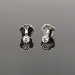 Minđuše belo zlato sa brilijantima 0.08ct si1-ef. 220-125