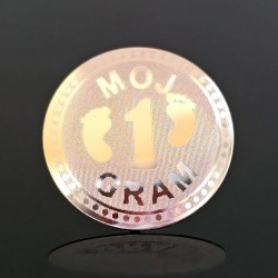 1.Zlatnik Moj prvi gram (Latinica) 1 gram. 20mm 1.Zlatnik Moj prvi gram (Latinica) 1 gram. 20mm