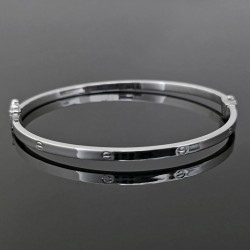 Narukvica alka od belog zlata 11-507