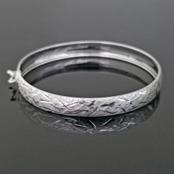 Narukvica alka od belog zlata 14-638