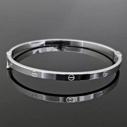 Narukvica alka od belog zlata 15-677