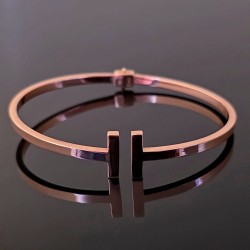 Narukvica alka od roze zlata 9-530