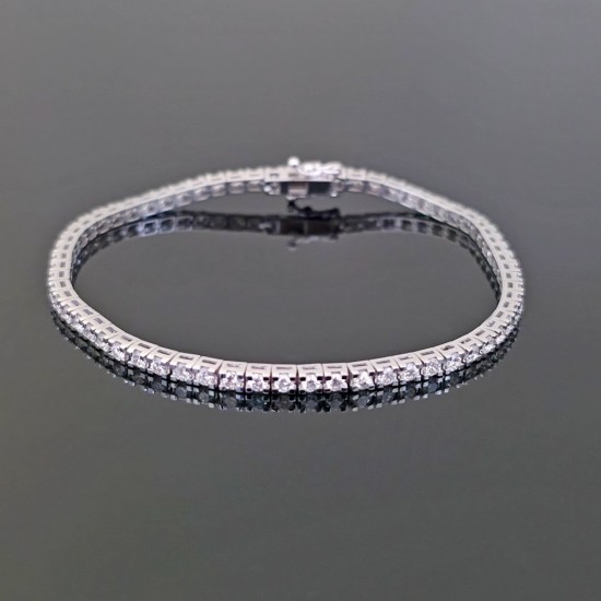 Narukvica sa dijamantima 2,27ct od belog zlata 2735-1000