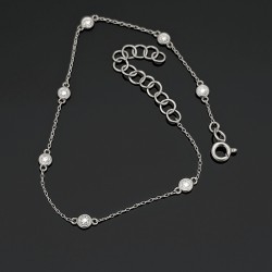 Narukvica sa dijamantima od belog zlata 318-200