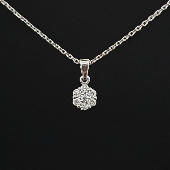 Ogrlica od belog zlata sa brilijantima 266-230