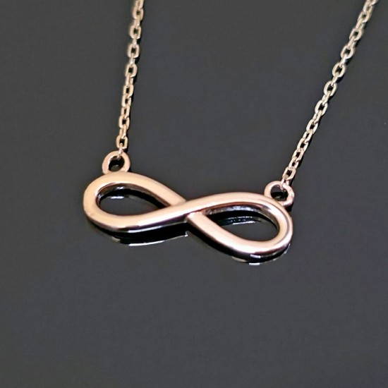 Ogrlica žuto zlato, beskonacno 3-145