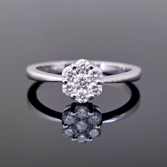 Prsten od belog zlata sa Dijmantima 0,37ct  677-300