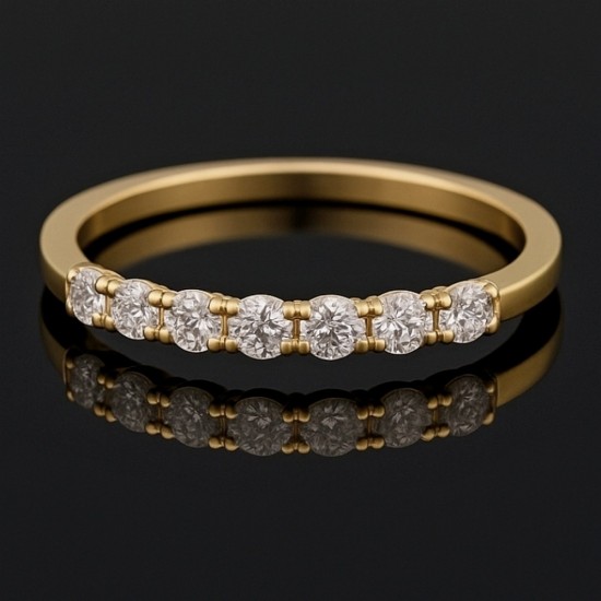 Prsten od žutog zlata 0.70ct Si1-ef V-02