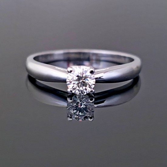 Prsten sa dijamantom 0.31ct VS1-F od belog zlata 0601-233
