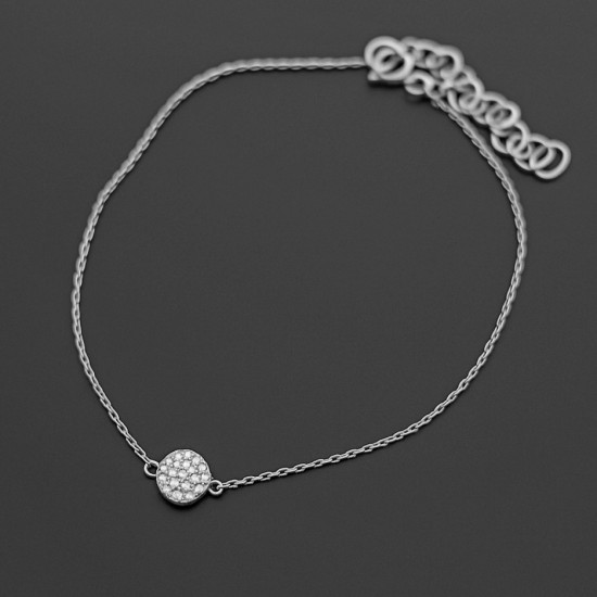 Narukvica sa dijamantima 0.08ct od belog zlata 283-200