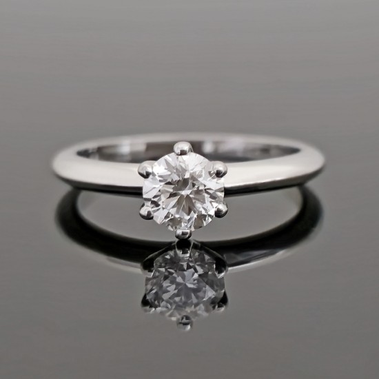 Prsten sa brilijantom 0.70 CT VS1-G