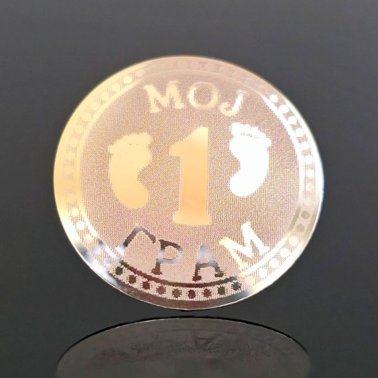 2. Moj prvi gram. 1gram. 20mm.